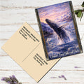 Majestic Whale & Glacier Mountain Art Card by G. Debrekht - 97109GC