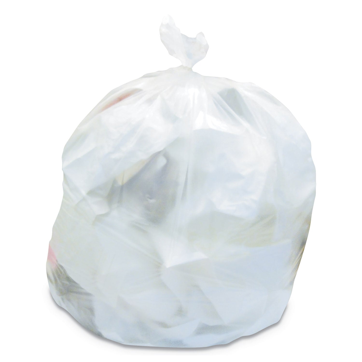 Heritage Linear Low-Density Can Liners, 60 gal, 2 mil, 38" x 58", Clear, 100/Carton