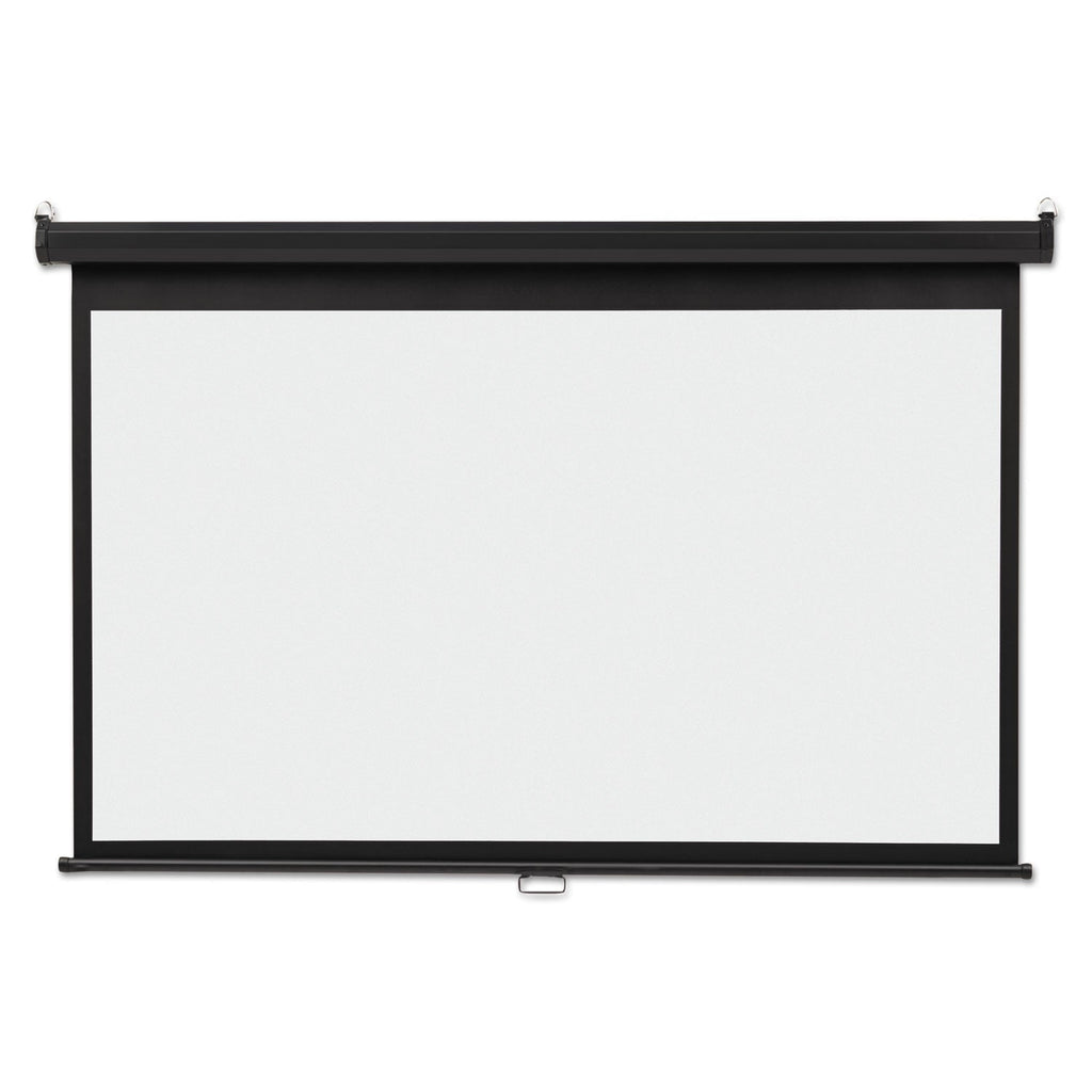 Quartet Wide Format Wall Mount Projection Screen, 65 x 116, White Matte Finish