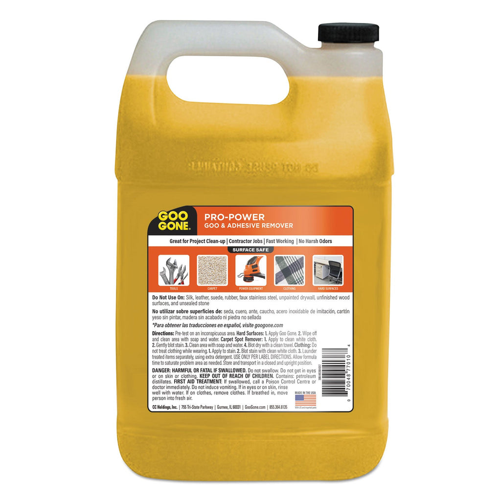 Goo Gone Pro-Power Cleaner, Citrus Scent, 1 gal Bottle, 4/Carton