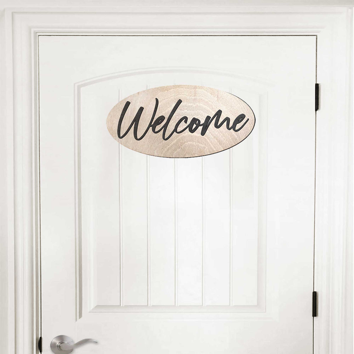 Welcome sign, Business sign, Made in the USA sign, Made from wood - 320342