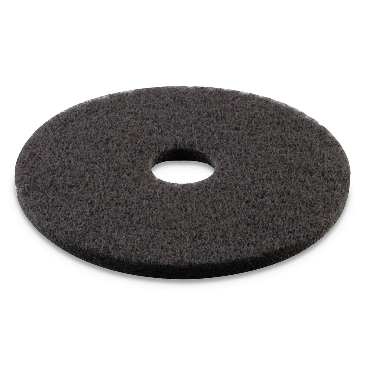 Boardwalk Stripping Floor Pads, 12" Diameter, Black, 5/Carton