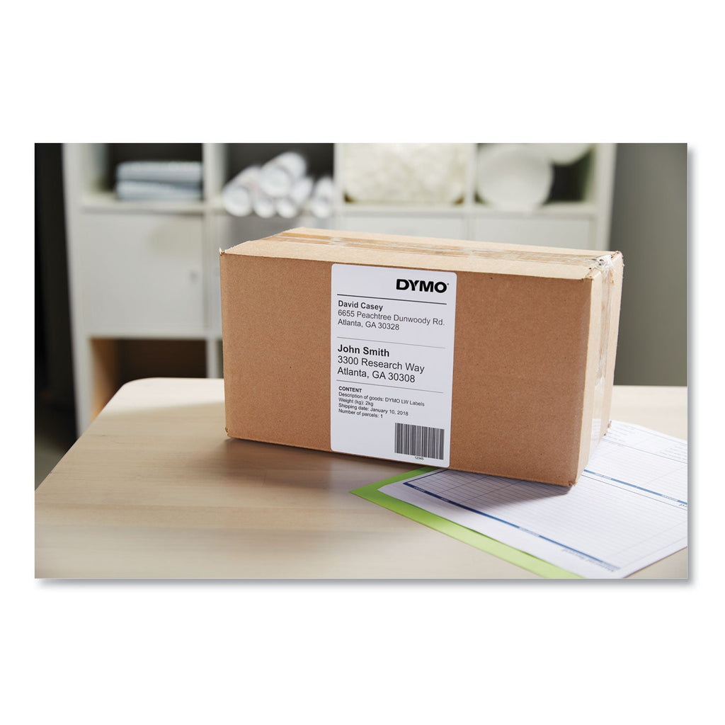 DYMO LW Extra-Large Shipping Labels, 4" x 6", White, 220 Labels/Roll, 2 Rolls/Pack