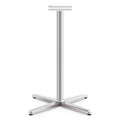 HON Arrange X-Leg Base for 42" to 48" Tops, 32w x 32d x 40h, Silver