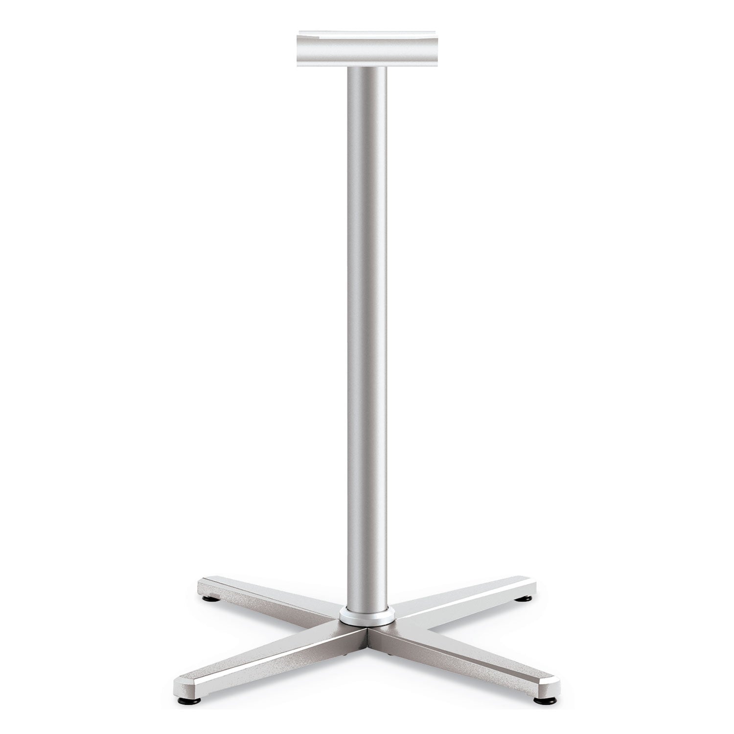 HON Arrange X-Leg Base for 42" to 48" Tops, 32w x 32d x 40h, Silver