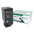 Lexmark 74C0HCG High-Yield Toner, 12,000 Page-Yield, Cyan