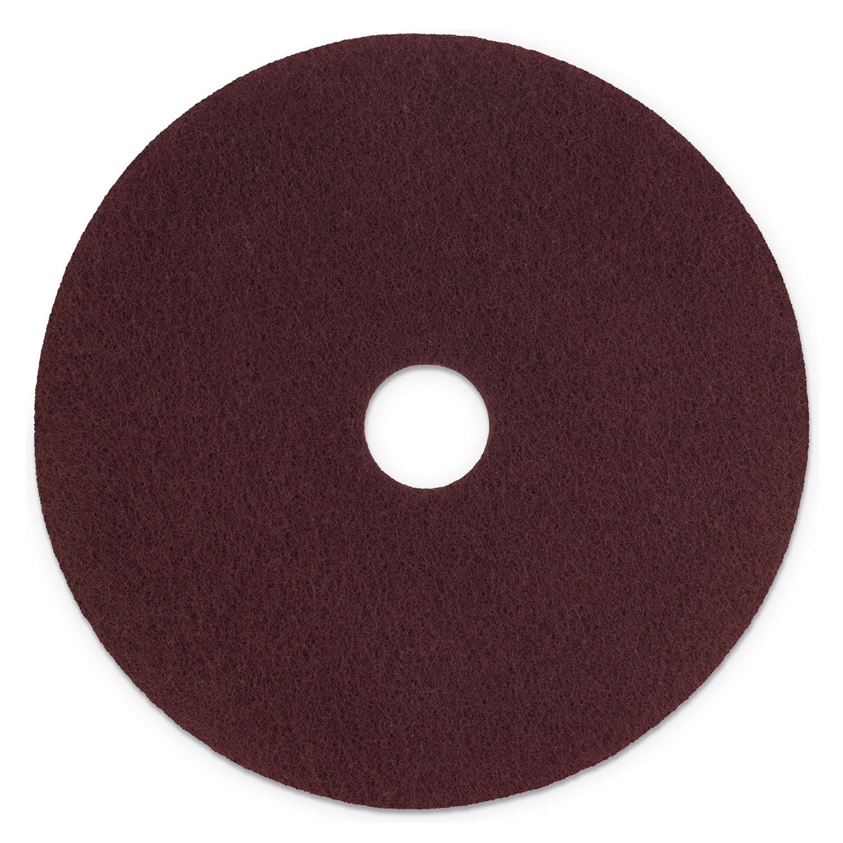 Scotch-Brite Surface Preparation Pad Plus, 17" Diameter, Maroon, 5/Carton