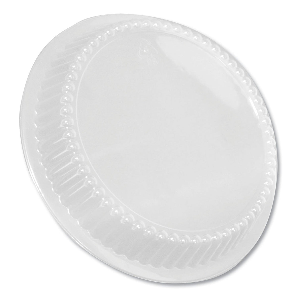 Durable Packaging Dome Lids for 8" Round Containers, 8" Diameter x 1.56"h, Clear, Plastic, 500/Carton