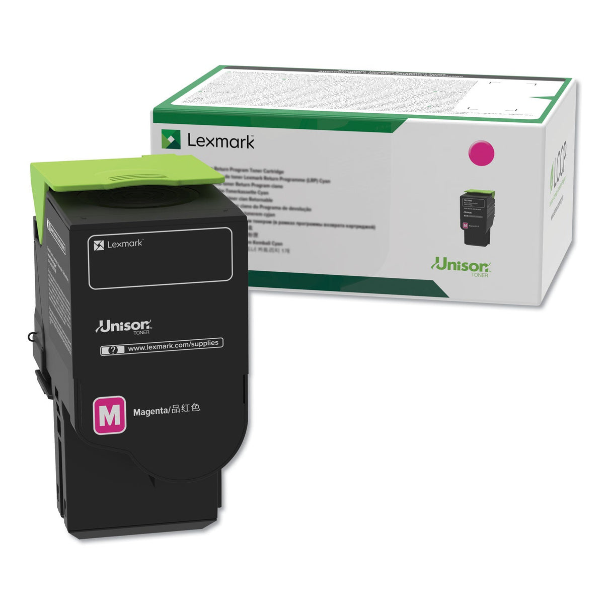 Lexmark C2310M0 Toner, 1,000 Page-Yield, Magenta
