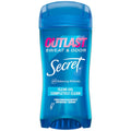 Secret Antiperspirant/Deodorant, Completely Clean, Sweat & Odor, Clear Gel 2.6 Oz