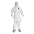 KleenGuard A45 Liquid/Particle Protection Surface Prep/Paint Coveralls, X-Large, White, 25/Carton