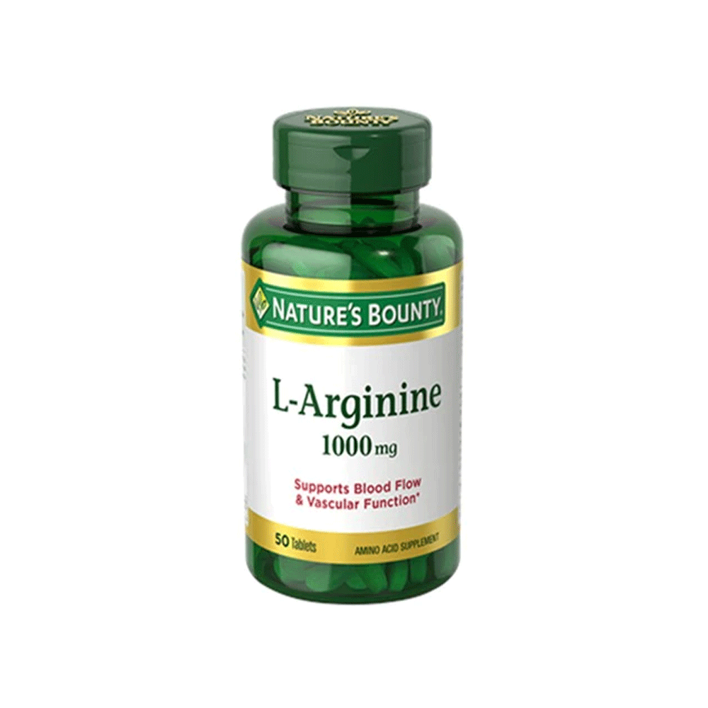 Nature's Bounty® L-Arginine 1000 mg Tablet, 50 EA