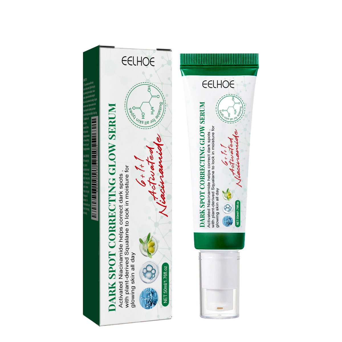 Dark Spot Correcting Glow Serum, Beauty Skin Stains Freckles Melanin Repair Dark Skin Care