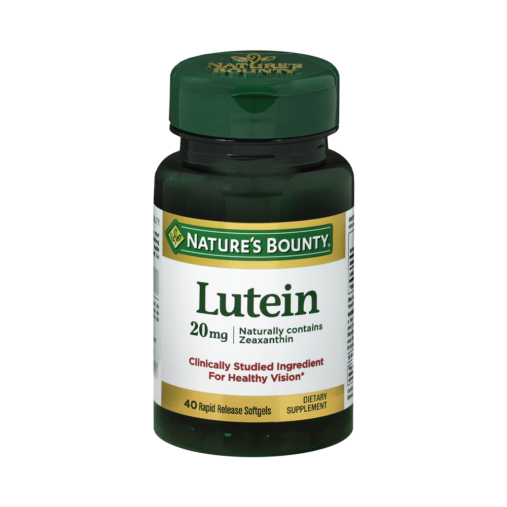 Nature's Bounty® Lutein 20 mg Rapid-Release Gelcap SFG, 40 EA