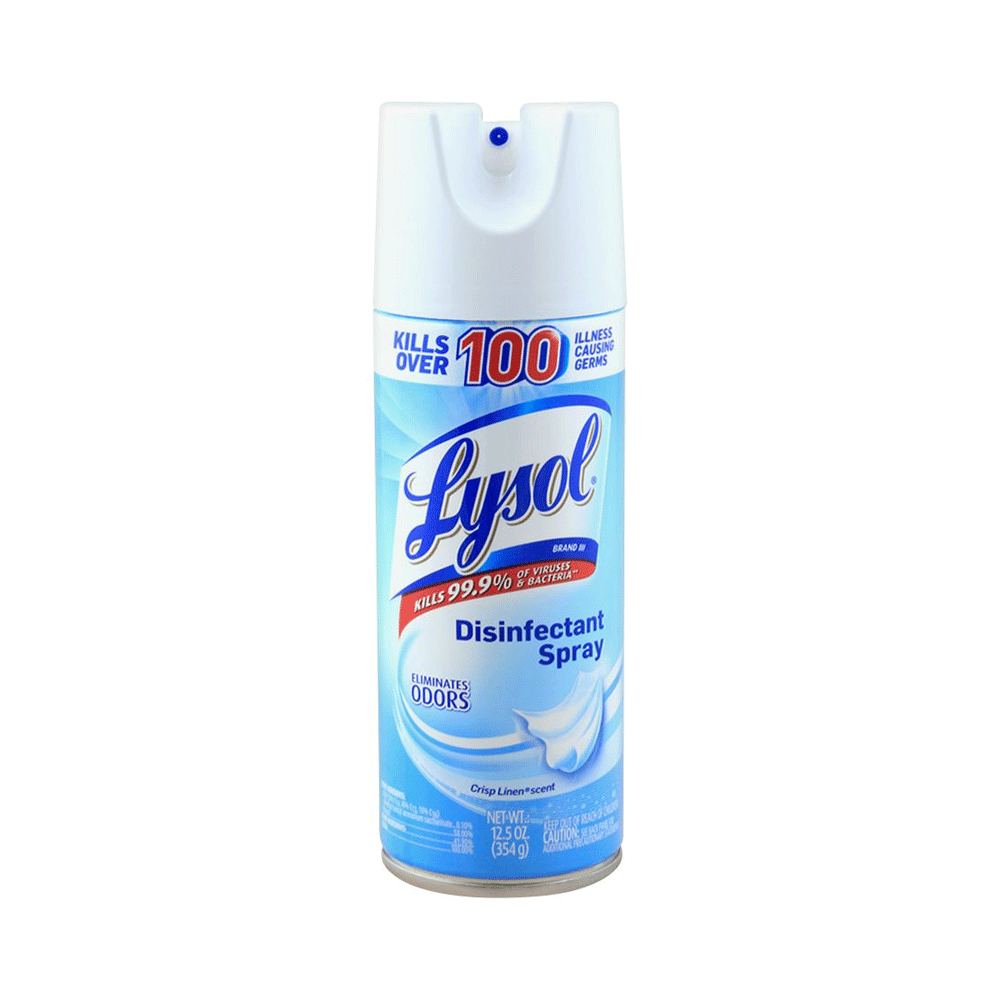 Lysol Disinfectant Spray, Crisp Linen Scent, 12.5 Oz Aerosol Spray