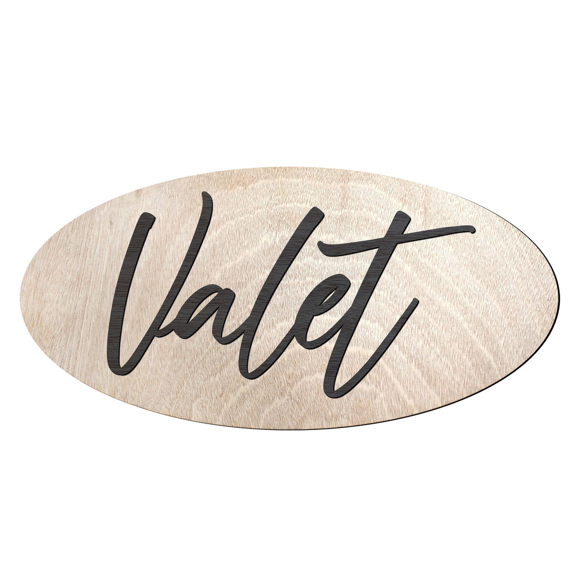 Valet sign, Business sign, Made in the USA sign, Made from wood, lightweight sign - 320341