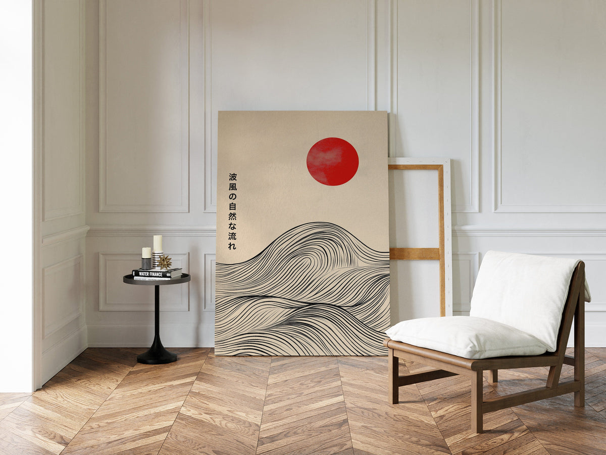 Minimalist Japanese Waves – Timeless Flow of Nature