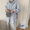 Alpaca Wool Hooded Double-faced Wool Coat