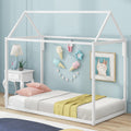 Metal House Shape Platform Bed   twin