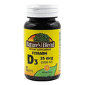 Nature's Blend Vitamin D3 1000 IU - 100 Tablets