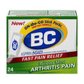 BC Arthritis Strength Pain Reliever – 1,000mg Fast-Dissolving Powder, 24 ct Packets