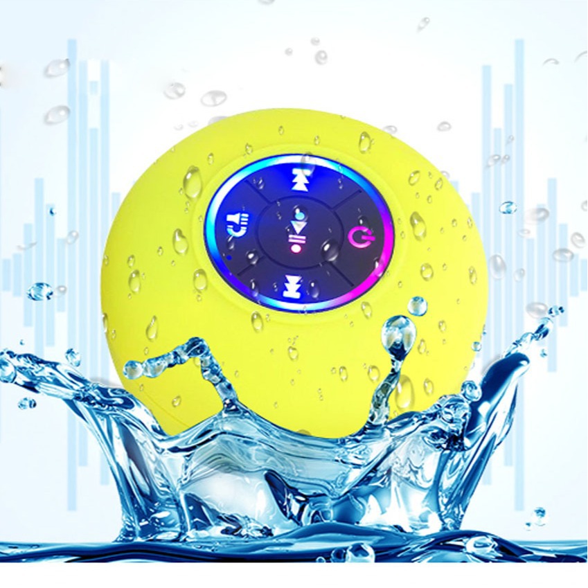 Waterproof Bluetooth Speaker with LED Light