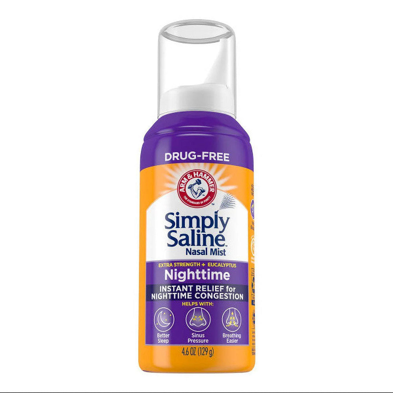 Simply Saline ARM & HAMMER Nighttime Nasal Mist 4.6oz