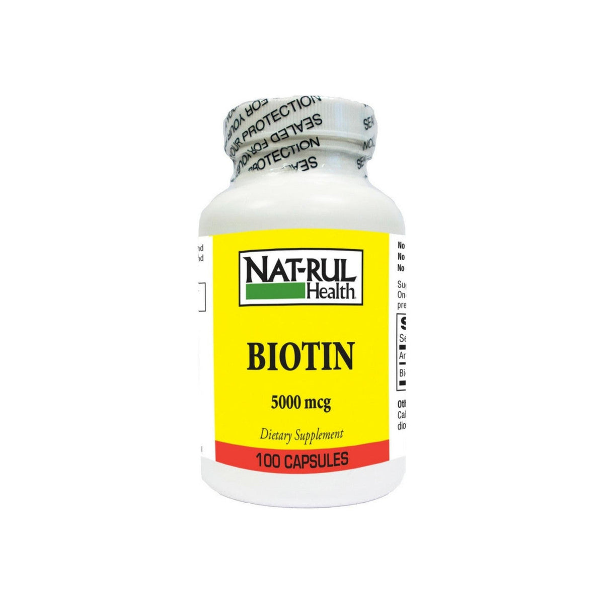Natrul Health Biotin 5000 Mcg Capsules