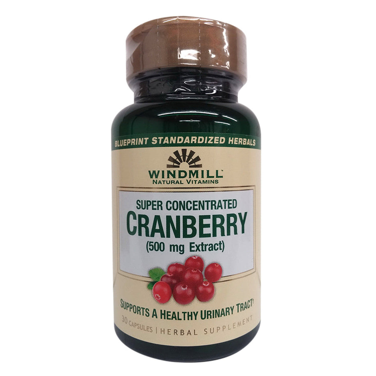 Windmill Cranberry 500mg Capsules 30ct