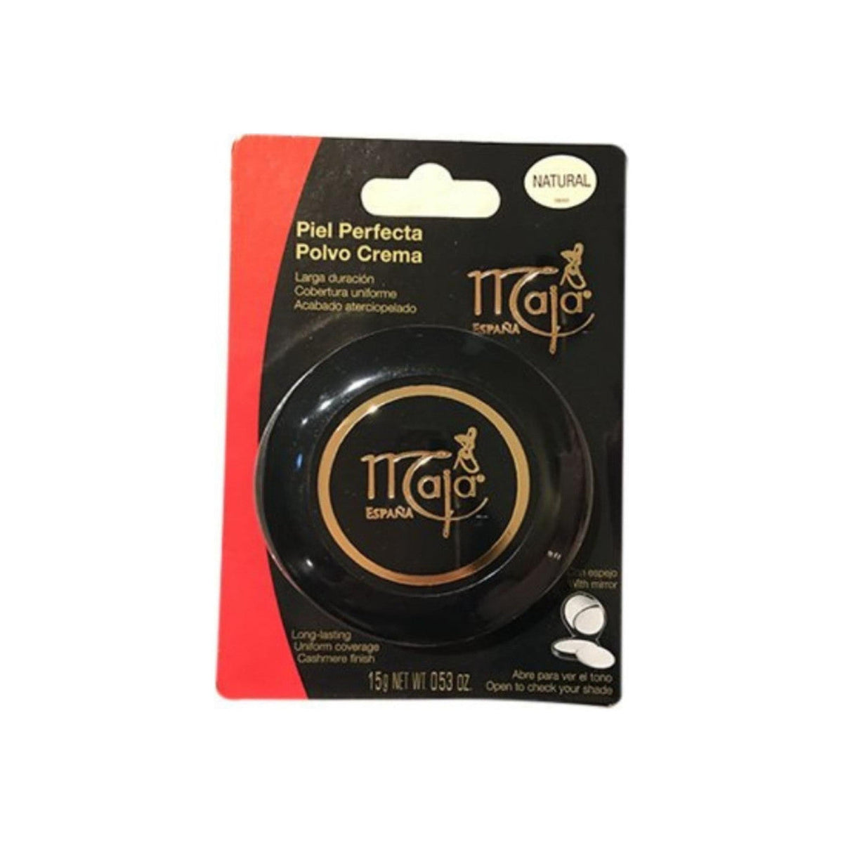 Maja Cream Powder Makeup, Natural Scent & Tone – 0.5 oz Compact