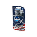 Barbasol Ultra 3 Premium Disposable Razors – 3-Blade Shaving System, 4 Count Pack