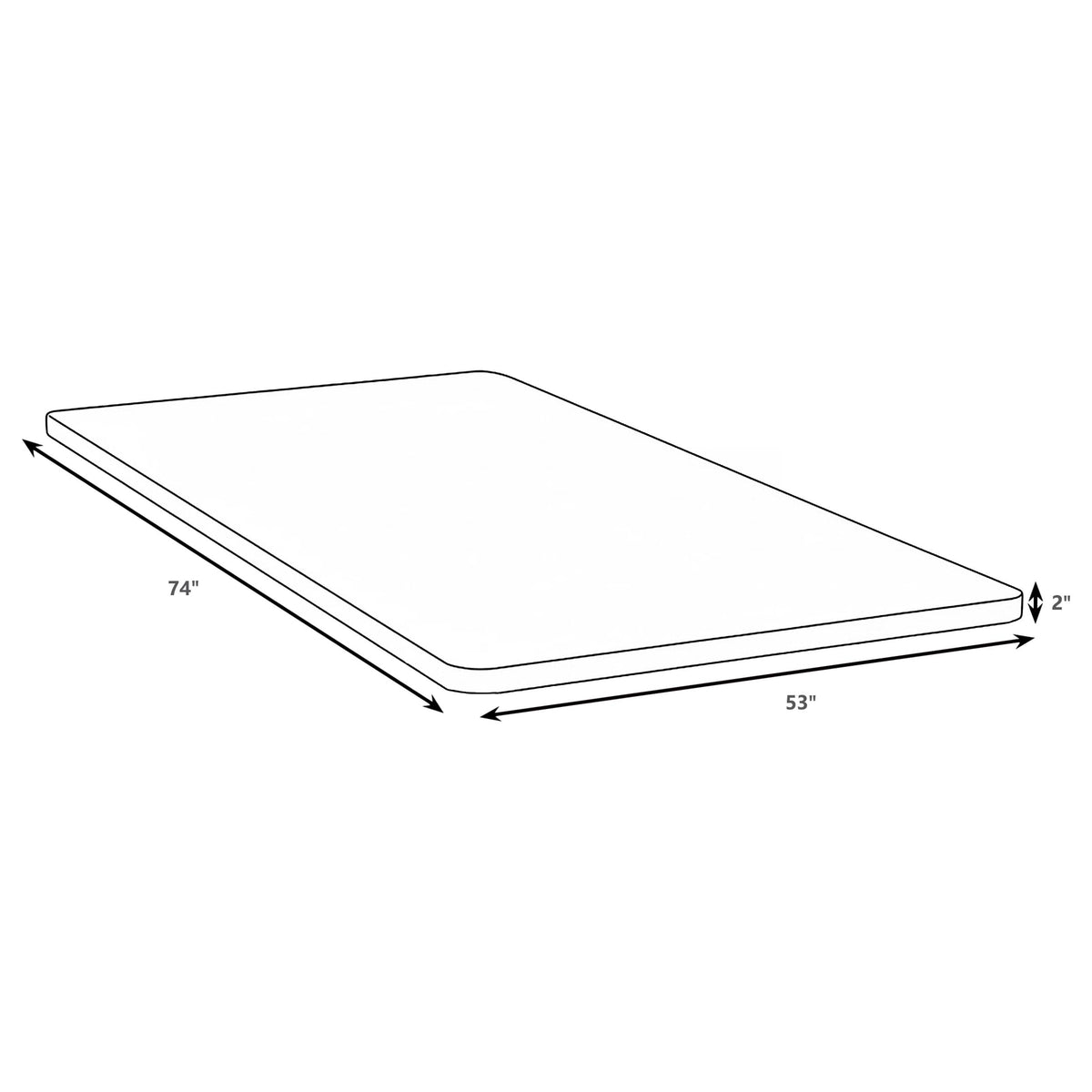 Eckard Full Bunkie Board Foundation