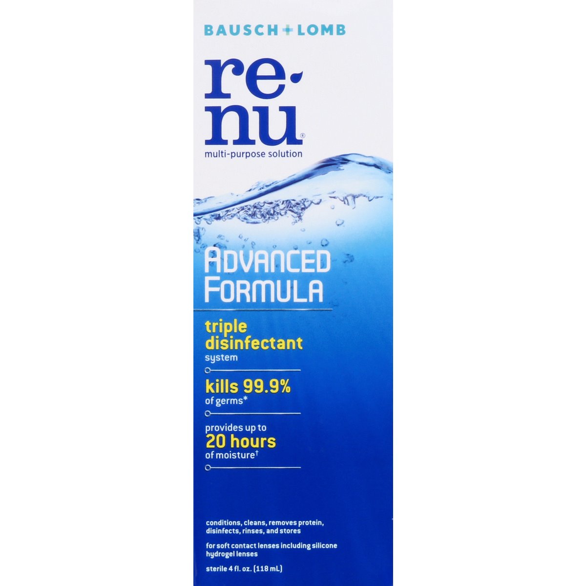 ReNu® Advanced Formula Soft Lens Multi-Purpose Solution, 4 oz