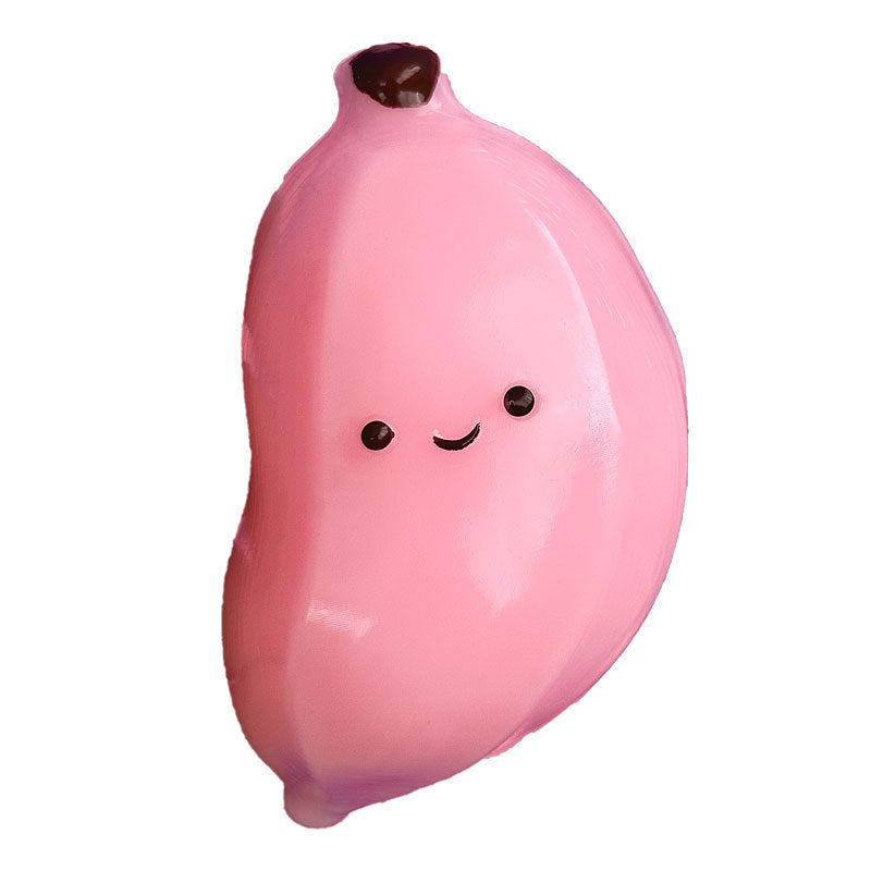 Chubby Banana Squishy Squeeze Toy – Stress Relief