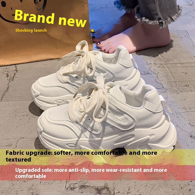 Height Increasing Thick Bottom Women's Sports Casual Shoes