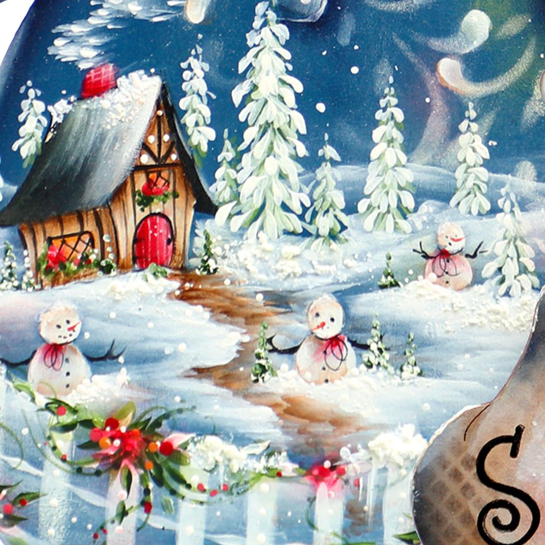 Blue Seed Freezing Christmas Outdoor Yard Sign by Jamie Mills-Price Christmas Santa Snowman Decor - 8457511F