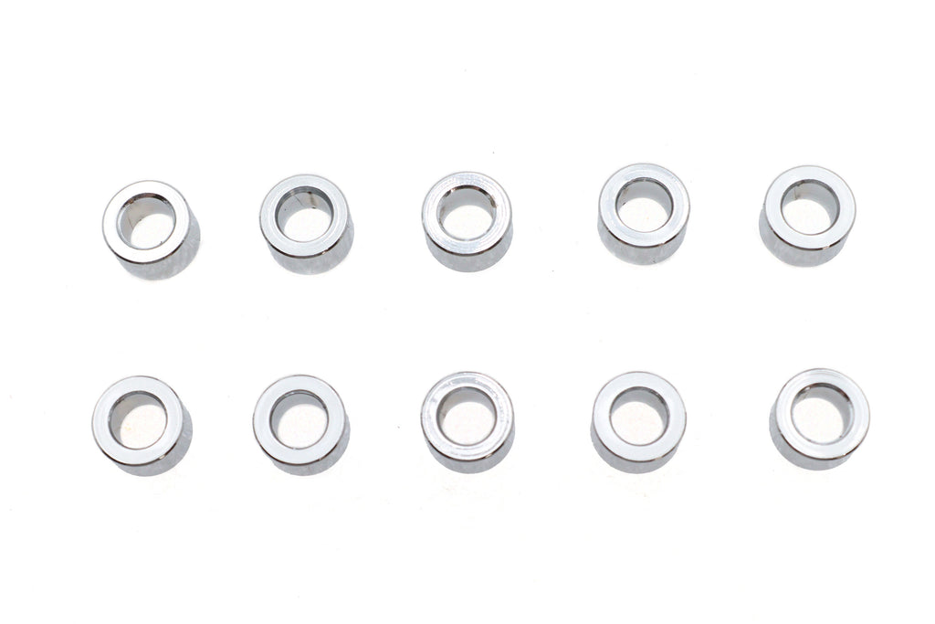 Chrome Spacers 1/4 inch x 7/16 inch x 3/16 inch - 20081