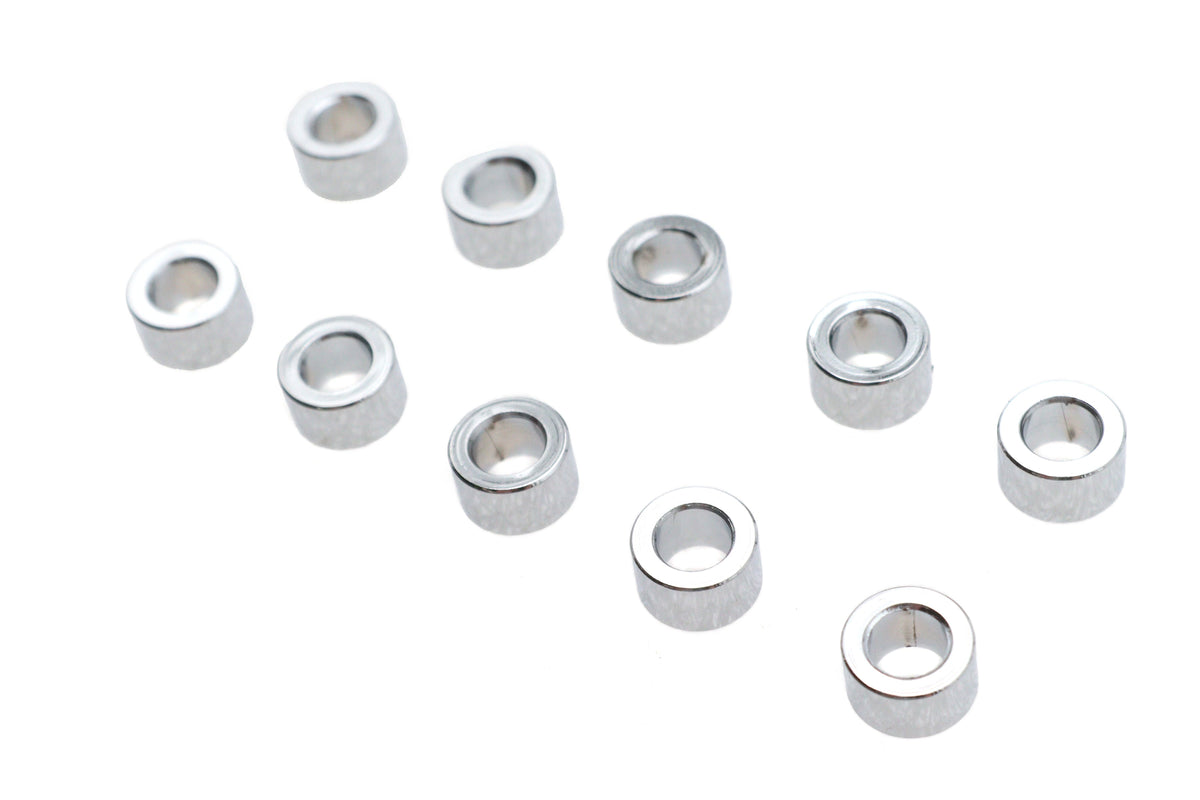 Chrome Spacers 1/4 inch x 7/16 inch x 3/16 inch - 20081