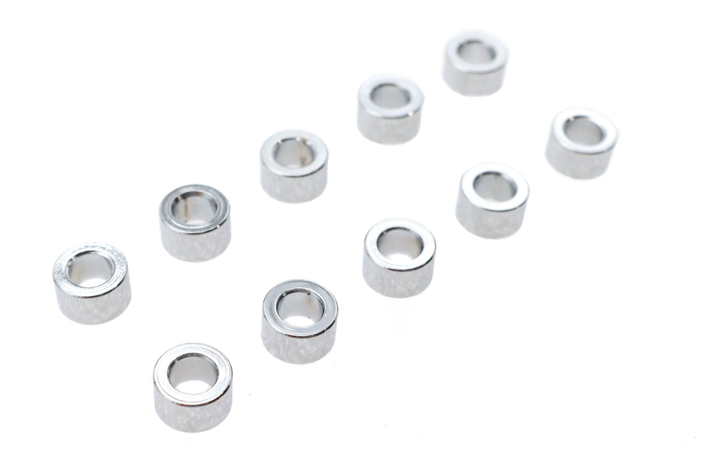 Chrome Spacers 1/4 inch x 7/16 inch x 3/16 inch - 20081