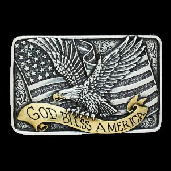 Nocona Patriotic - Belt Buckle