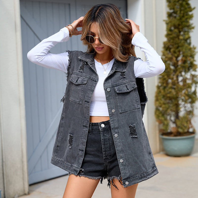 Women's Loose-fitting Casual Sleeveless Vest