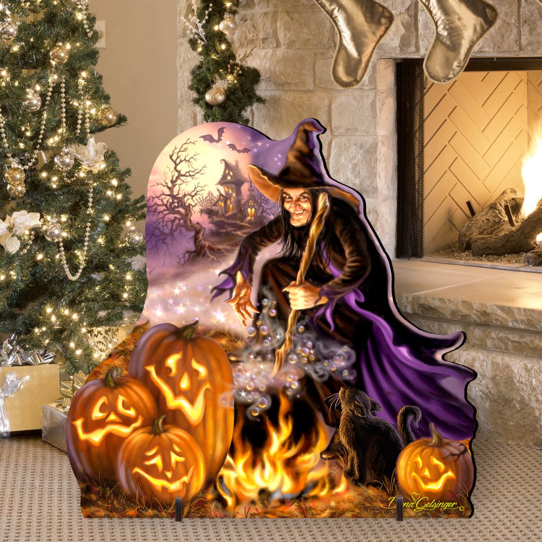 All Hallows Eve Halloween Outdoor Decor by D Gelsinger  Thanksgiving Halloween Decor - 8461091F-0821