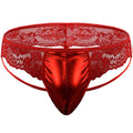 Men's Underwear Briefs Leather Lace