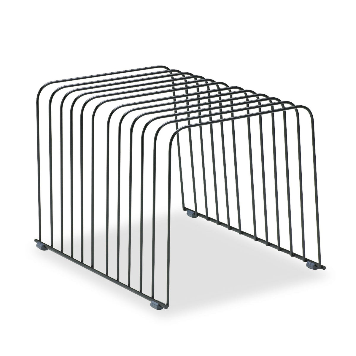 Fellowes Wire Desktop Organizer, 11 Sections, Letter to Legal Size Files, 9" x 11.38" x 8", Black