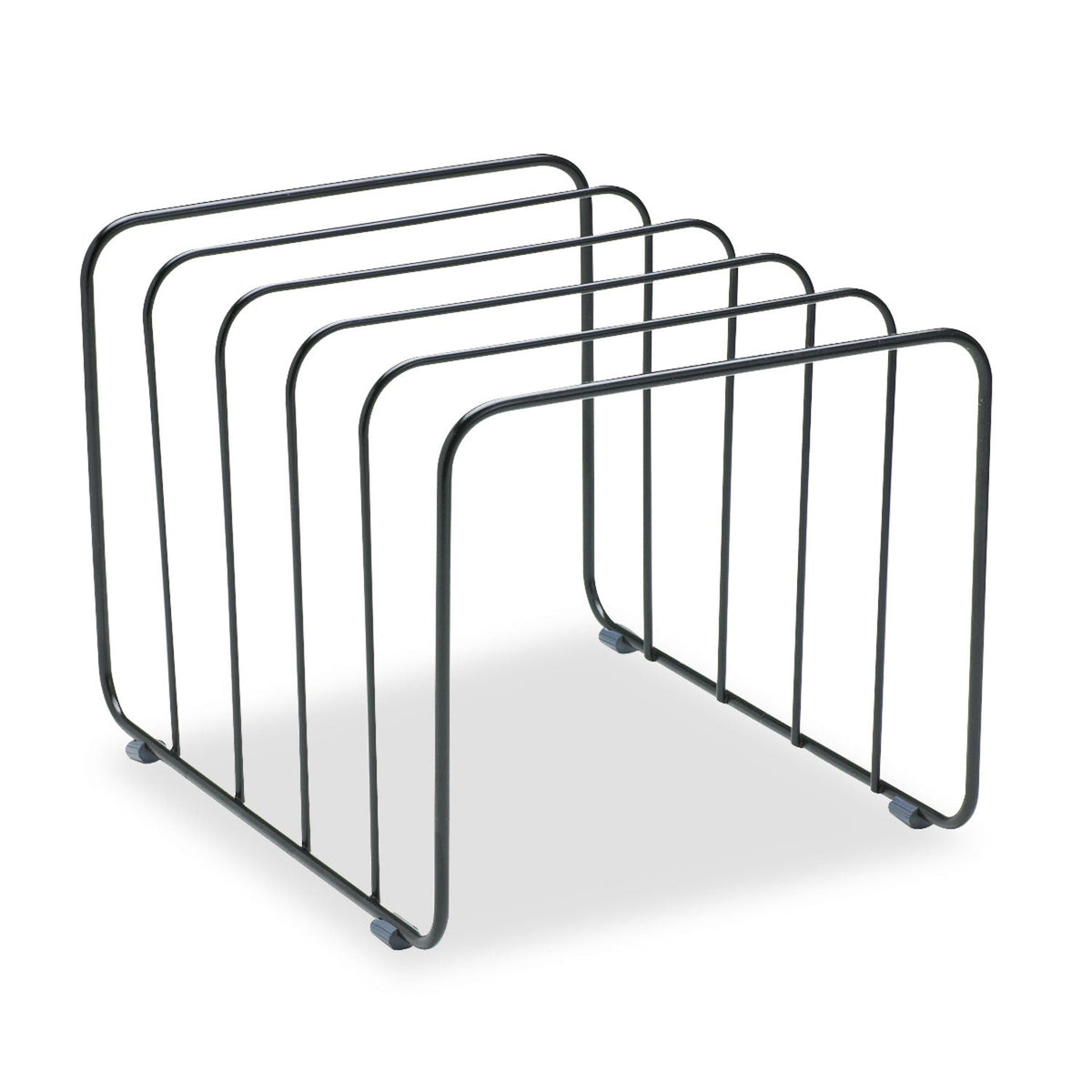 Fellowes Wire Vertical File, 5 Sections, Letter to Legal Size Files, 10.25" x 8" x 7.44", Black