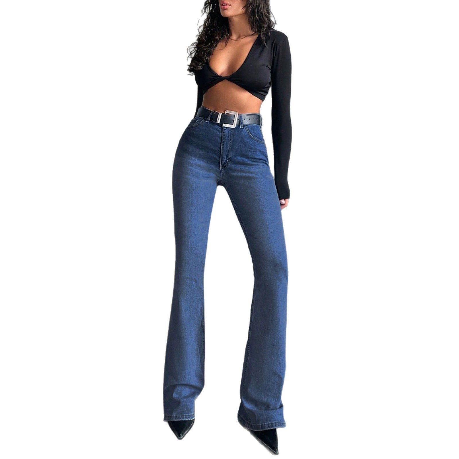 Summer Bootcut Denim Jeans Figure-flattering And Everyday Slim-fit