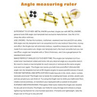 Multifunction Four Folding Measuring Ruler