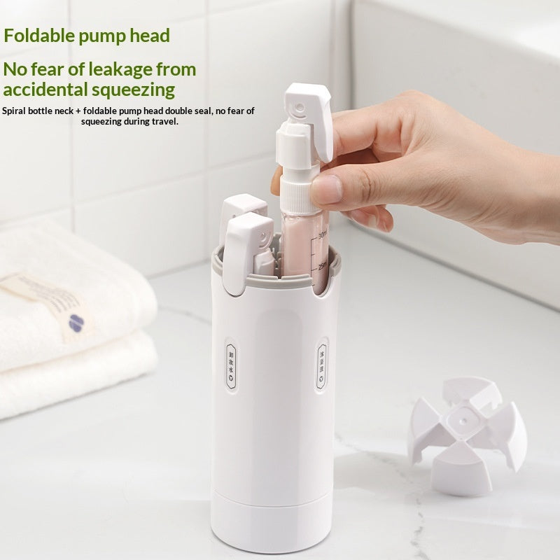 4-in-1 Leakproof Travel Dispenser Bottle Set