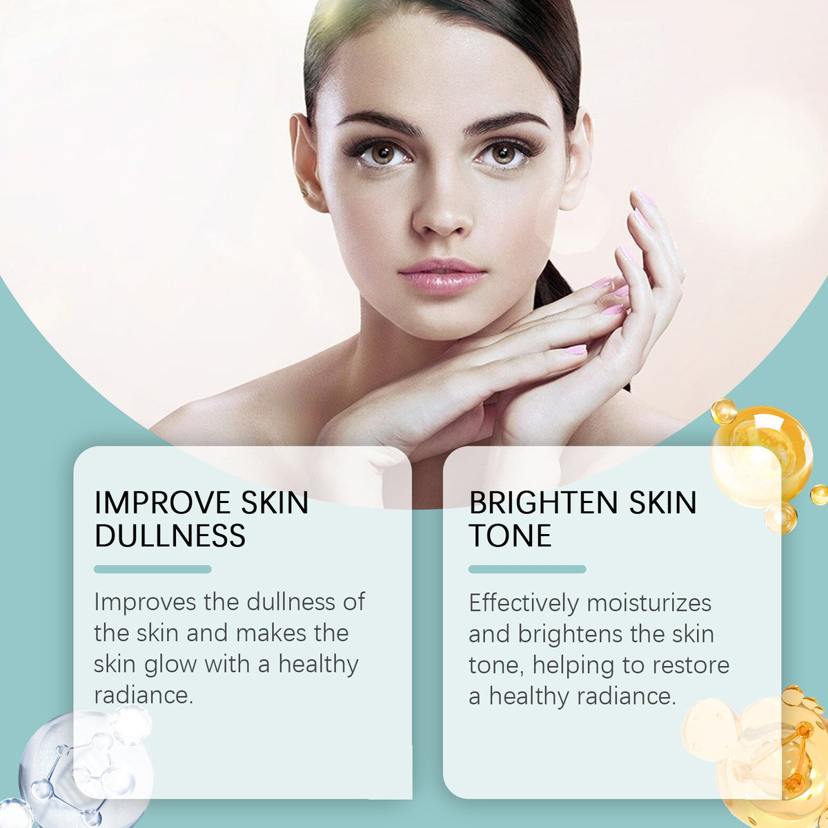 Nicotinamide Brightening Serum, Gently Nourishing, Hydrating And Brightening Facial Skin Moisturizing And Skincare Essence
