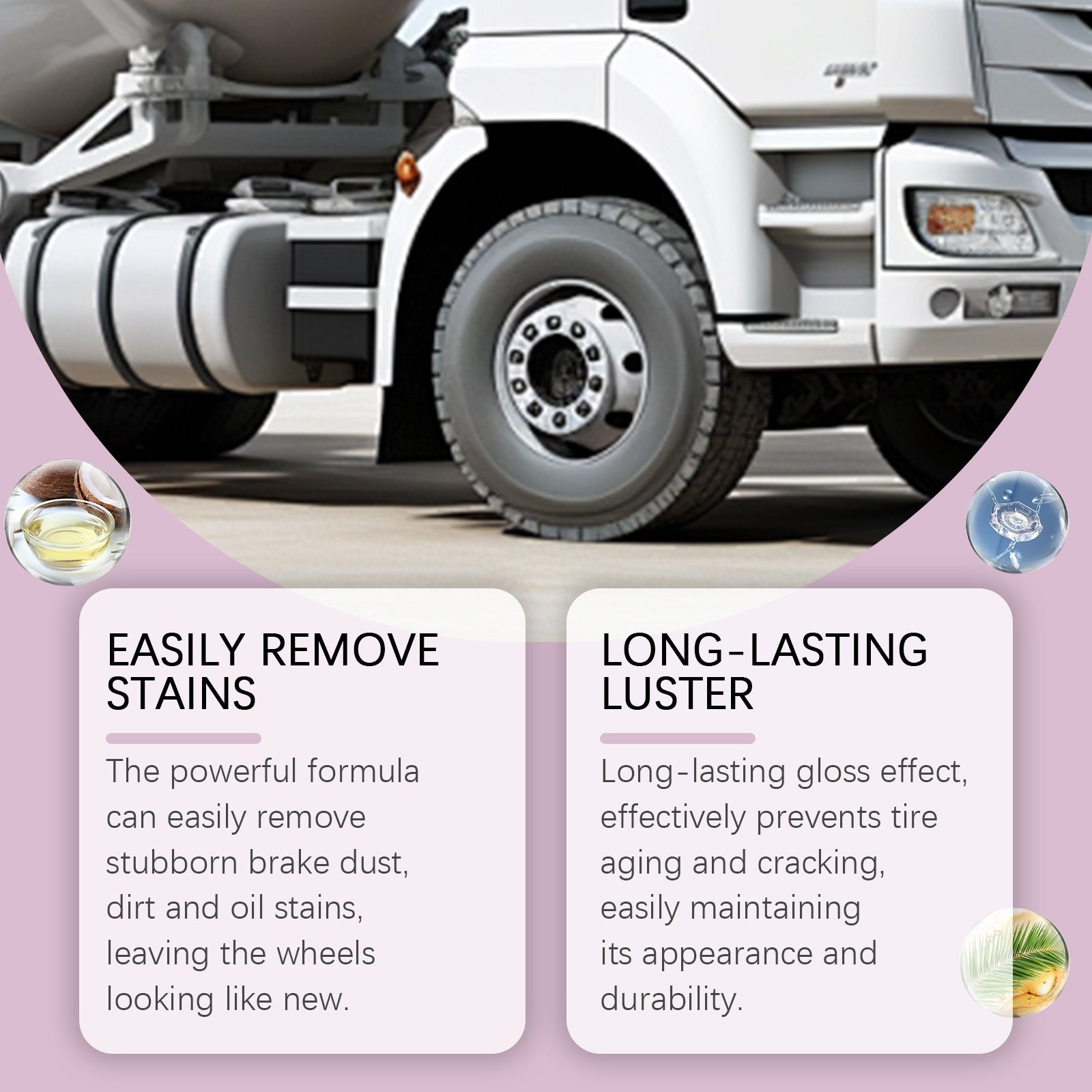Heavy Duty Wheel Cleaner Heavy Duty Wheel Hub Cleaner For Stain Maintenance Refurbishment Cleaner